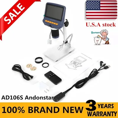 Buy 4.3'' AD106S Andonstar USB Digital Microscope HD Camera For SMD Soldering Repair • 69.15$