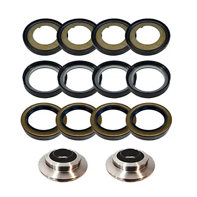 Buy 2.5 Ton Rockwell Axle 4 Hub Reseal Package W/ Billet Tube Seals, M35 M35A1 M35A2 • 251.99$