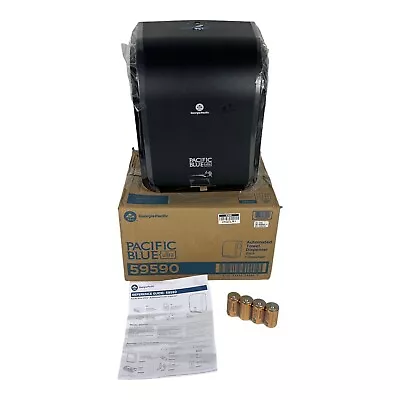 Buy Georgia-Pacific Blue Ultra Automated Paper Towel Dispenser  Black 59590 • 49.95$