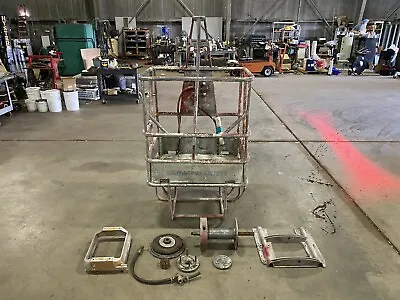 Buy Spider ST-17 Air Hoist Staging Lift Industrial Basket (PARTS ONLY) • 800$