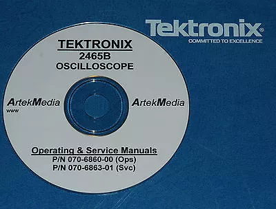 Buy TEKTRONIX  2465B  Operating & Service Manuals (2) • 12.95$