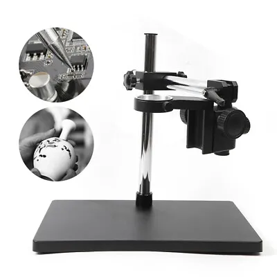 Buy Stereo Microscopes Boom Stand Single-arm Heavy Duty Table Stand 50mm Lens Holder • 79.80$