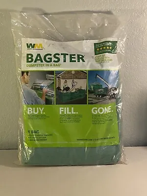 Buy New BAGSTER 3CUYD Dumpster In A Bag Holds Up To 3,300 Lb 4 Ft X 2ft Large Green • 29.33$