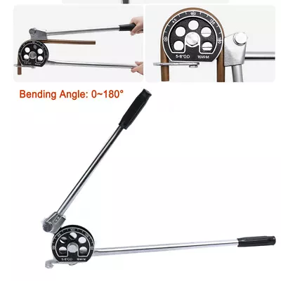 Buy Pipe Bender Manual Bending Machine 5/8  Tube Bender Fuel Brake Tool Alu, Copper • 38.09$