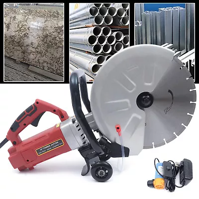 Buy 14  Electric Concrete Cut Off Saw Circular Masonry Paver Wet/Dry Cutter 5500rpm • 193.80$