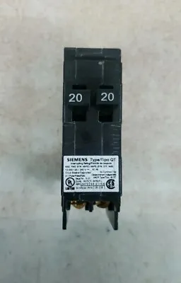 Buy 1) New! ITE Siemens Q2020 QT2020 Tandem 1 Pole 20 Amp Plug In Breaker W# • 22.99$