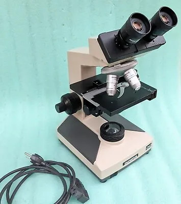 Buy Olympus Microscope, CH-2, Binocular, 4-10-40-100x Objectives, 10x Oculars, Works • 299.95$