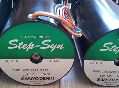 Buy Stepper Motor 1Pc Sanyo Denki 103H8223-5241 Bu • 358.26$