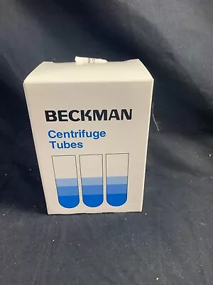 Buy BECKMAN COULTER 5mL Centrifuge Tubes 13x51mm Open-Top Thinwall  50/Pack • 99.99$