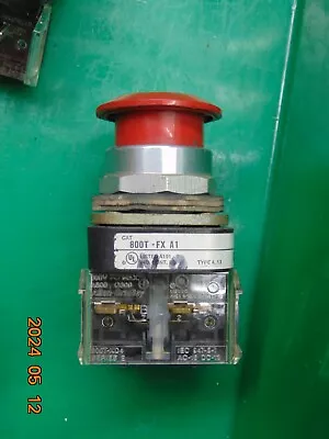 Buy (1) Allen Bradley 800T-FXA1 Emergency E-Stop Pushbutton Switch RED • 32.50$