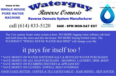 Buy Whole House Reverse Osmosis System - Whole House RO • 5,995$