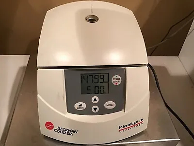 Buy Beckman Coulter Microfuge 16 Centrifuge Cat.No:A46474 • 1,540$