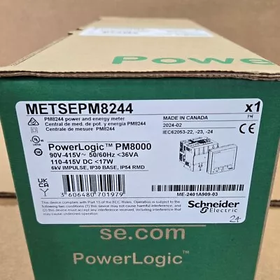 Buy Schneider METSEPM8244 * PowerLogic Power And Energy Meter • 2,150$