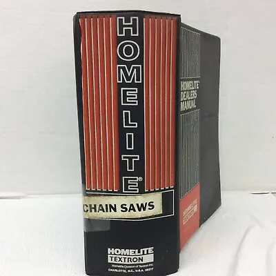 Buy Homelite Chain Saw Parts List Catalog In Dealer Binder 42 Models Free Shipping • 85$