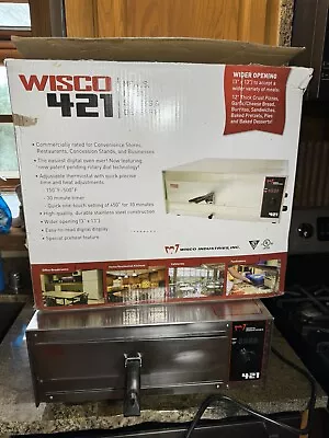 Buy Wisco 421 Commercial Countertop Pizza Oven With LED Display • 85$