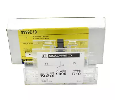 Buy Square D Schneider Electric 9999D10 Auxiliary Contact • 19.99$