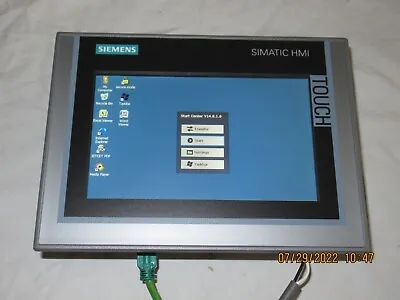 Buy Siemens HMI TP700 COMFORT 6AV2 124-0GC01-0AX0 Touch,FS:16, Great Used Tested • 1,299.99$