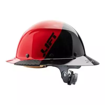 Buy Lift Safety Dax Fifty/50 Full Brim Hard Hat Red Fiber Resin • 101.50$