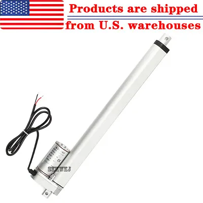 Buy 12  Linear Actuator 14mm/s High Speed Motor For Car Auto Wedding System Boat IG • 51.29$