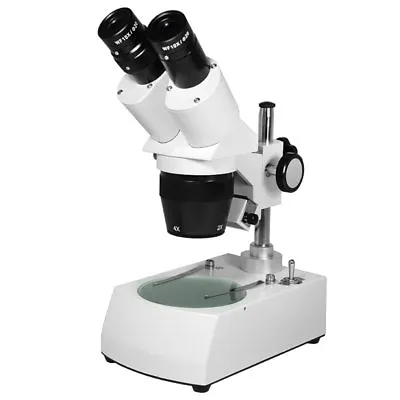 Buy 20X-40X Widefield Forward Stereo Microscope Top + Bottom Light WF Dissecting • 145.99$