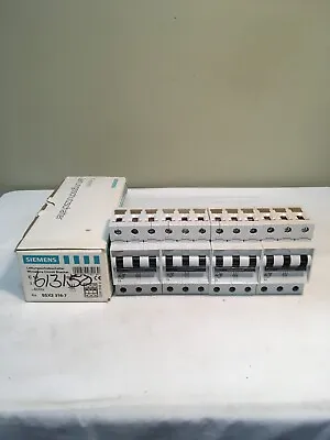 Buy Box Of (4) Siemens Miniature Circuit Breaker C 16 16A 3 Pole 400V 5SX2 316-7 • 74.95$