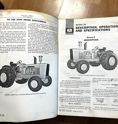 Buy John Deere JD600 Tractor Factory Service Repair Manual SM2058 • 50.15$