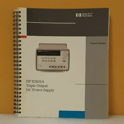 Buy HP E3631-90002 E3631A Triple Output DC Power Supply User's Guide • 42.49$