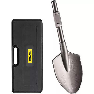 Buy VEVOR Clay Spade Scoop Shovel Bit 1-1/8 Hexagon Jack Hammer Chisel Bits W/ Case • 39.69$