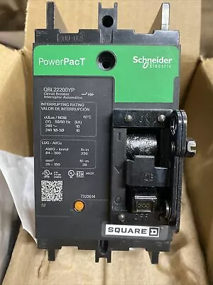 Buy Square D Qbl22200yp  2pole  200amp 240v Circuit Breaker Powerpact • 119.99$