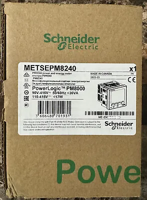 Buy SCHNEIDER ELECTRIC PowerLogic PM8000 METSEPM8240 NEW In Original Packing DOM2023 • 1,475$