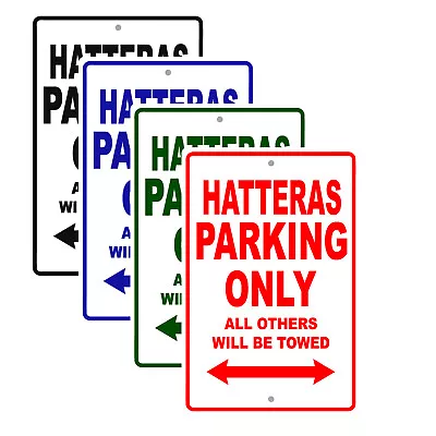 Buy Hatteras Parking Only Boat Ship Yacht Marina Lake Dock Aluminum Metal Sign • 12.99$