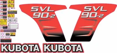Buy Kubota SVL90-2 - Very Nice Aftermarket Decal Kit, High Quality Decals • 165$
