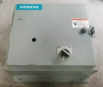 Buy New Siemens 60 Amp Enclosed Lighting Contactor 120 Vac Coil 600 Vac Clm1d03120 • 269.99$