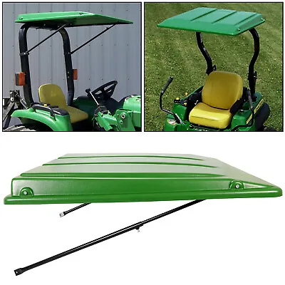 Buy Top Canopy With Bracket For John Deere Compact Utility Tractors ROPS-Green • 235.50$