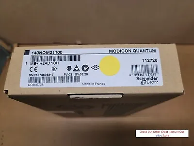 Buy *NEW* Modicon Quantum 140NOM21100 Modbus Plus Interface Module • 123$