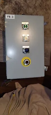 Buy Control Panel 16X10X6 Allen Bradley Push Buttons E-Stop • 150$