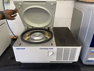 Buy EPPENDORF 5403 REFRIGERATED CENTRIFUGE. Works Great!! W/ Rotor, Lid, & WARRANTY! • 950$