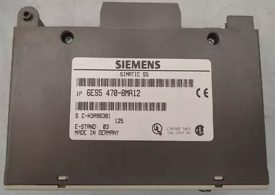 Buy Siemens 6ES5 470-8MA12 Analog Output SIMATIC S5 • 55.99$