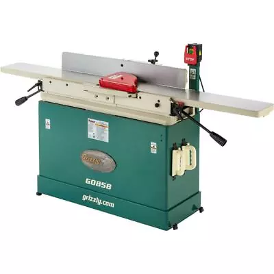 Buy Grizzly G0858 8  X 76  Parallelogram Jointer With Helical Cutterhead & Mobile... • 3,120$