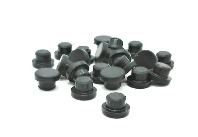 Buy 3/8”  Rubber Feet For Elite Crock Pot  Push In Stem   Black Silicone  4 Per Pack • 6.97$