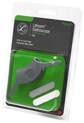 Buy Littmann Stethoscope Identification ID Tag #40008 Gray - New • 5$