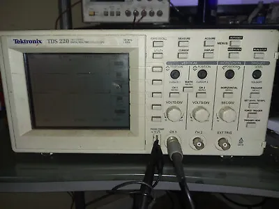 Buy Tektronix TDS220 Digital Oscilloscope W/ 10x Probe • 130$