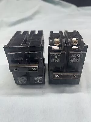 Buy Lot Of 2 SIEMENS Q250Z 50A 120/240V Circuit Breakers • 30$