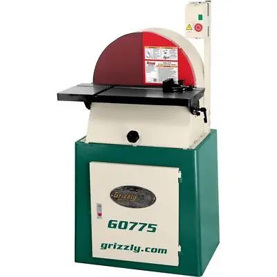 Buy Grizzly G0775 20  Heavy-Duty Disc Sander • 2,350$