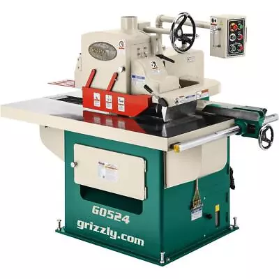 Buy Grizzly G0524 15 HP 3-Phase Straight-Line Rip Saw • 13,410$