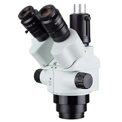 Buy AmScope 7X-45X Simul-Focal Trinocular Zoom Stereo Microscope Head SM745NTP • 381.99$
