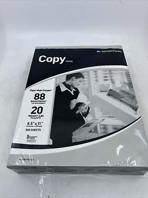 Buy Georgia Pacific Copy & Print 8.5” X 11.5” Paper 500 Sheet 20 Weight 88Bright • 15$