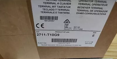 Buy Surplus Allen Bradley PanelView 1000 2711-T10G9 /E Gray Touch RS232(DH485) NEW • 1,938.60$
