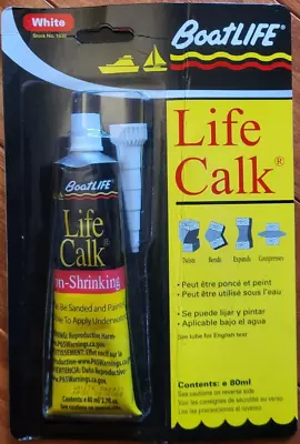Buy Boat Life Sealant Lifecalk Life-Calk Tube, Non-Shrinking 2.8 Fl. Oz White • 16.49$
