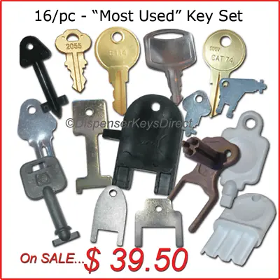 Buy Master Set Of  Most Popular  Keys For Hand Towel, Toilet Tissue &Soap Dispensers • 39.50$